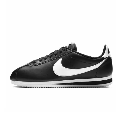 Cortez Classic Leather Black White