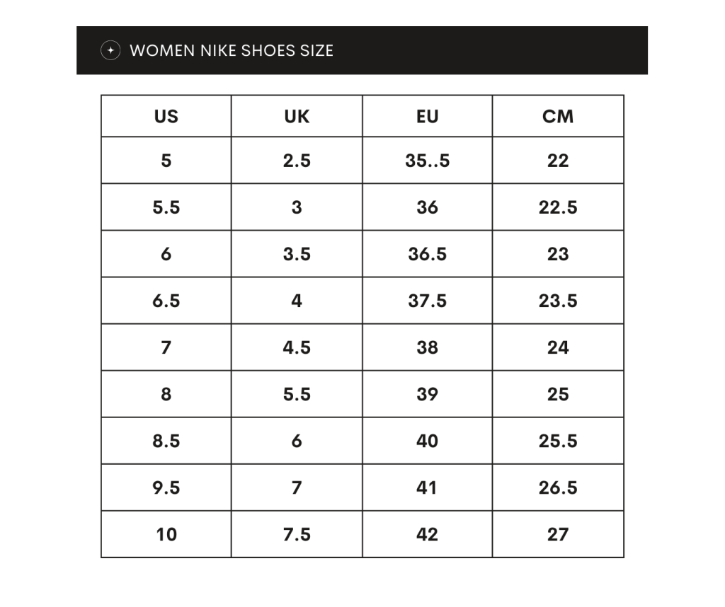 Sizing Info SJTSTORE