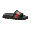 Sandal Flippers Gucci Track Black Green BNIB Perfect Kicks