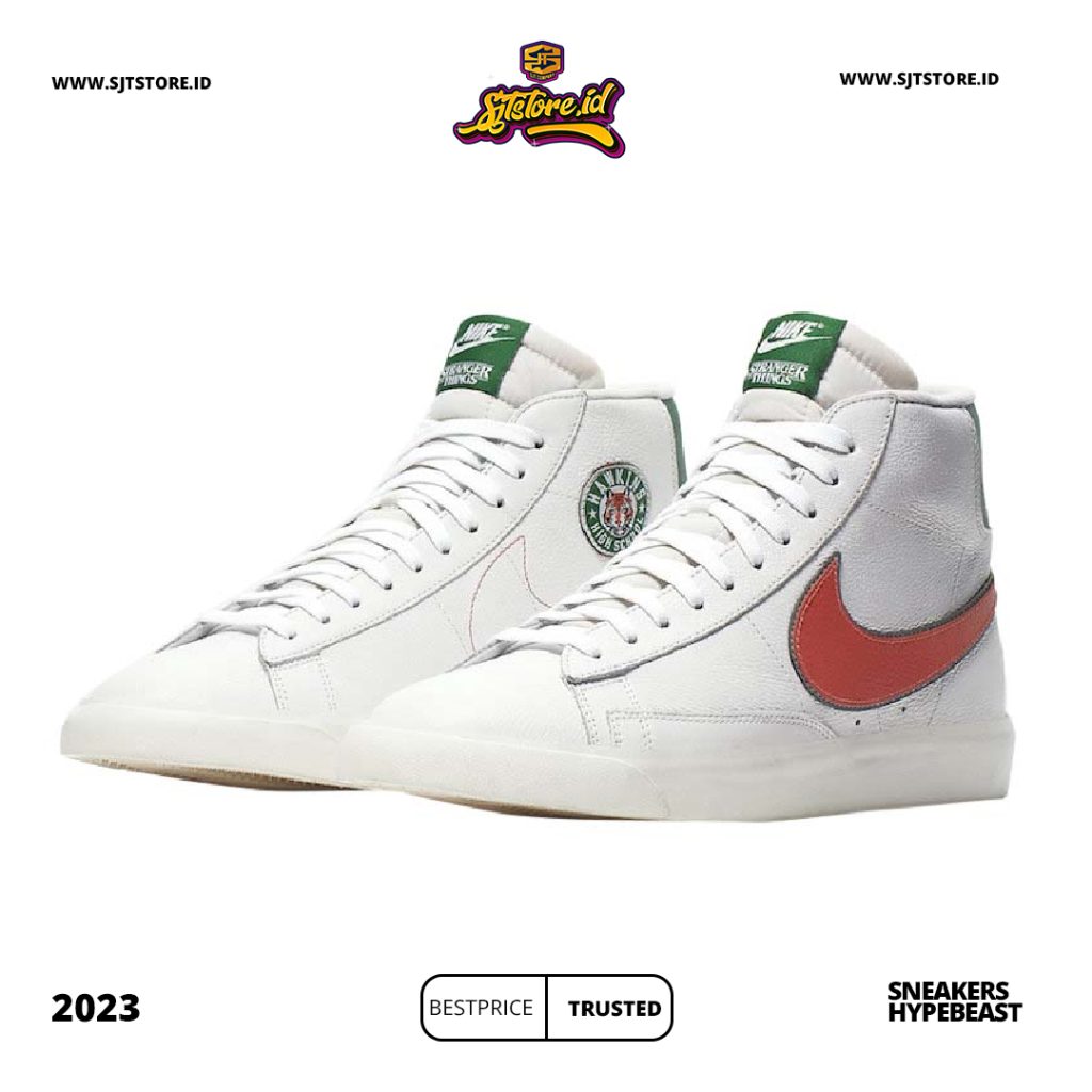 nike blazer mid stranger things hawkins high school